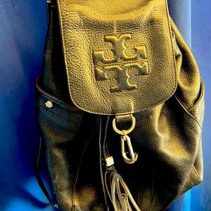 Tory Burch leather backpack